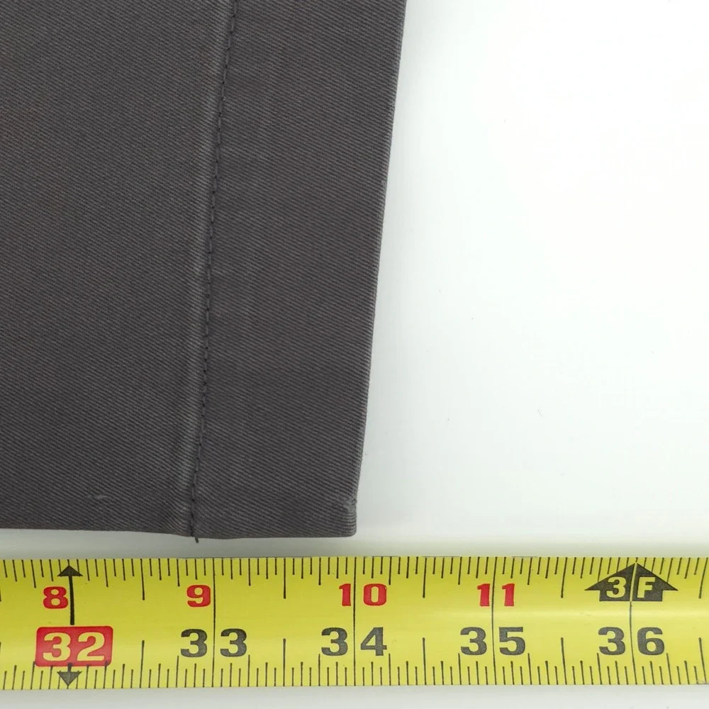 Banana Republic Mens Pants Mason Athletic Tapered 38x36 Gray Chino Workwear